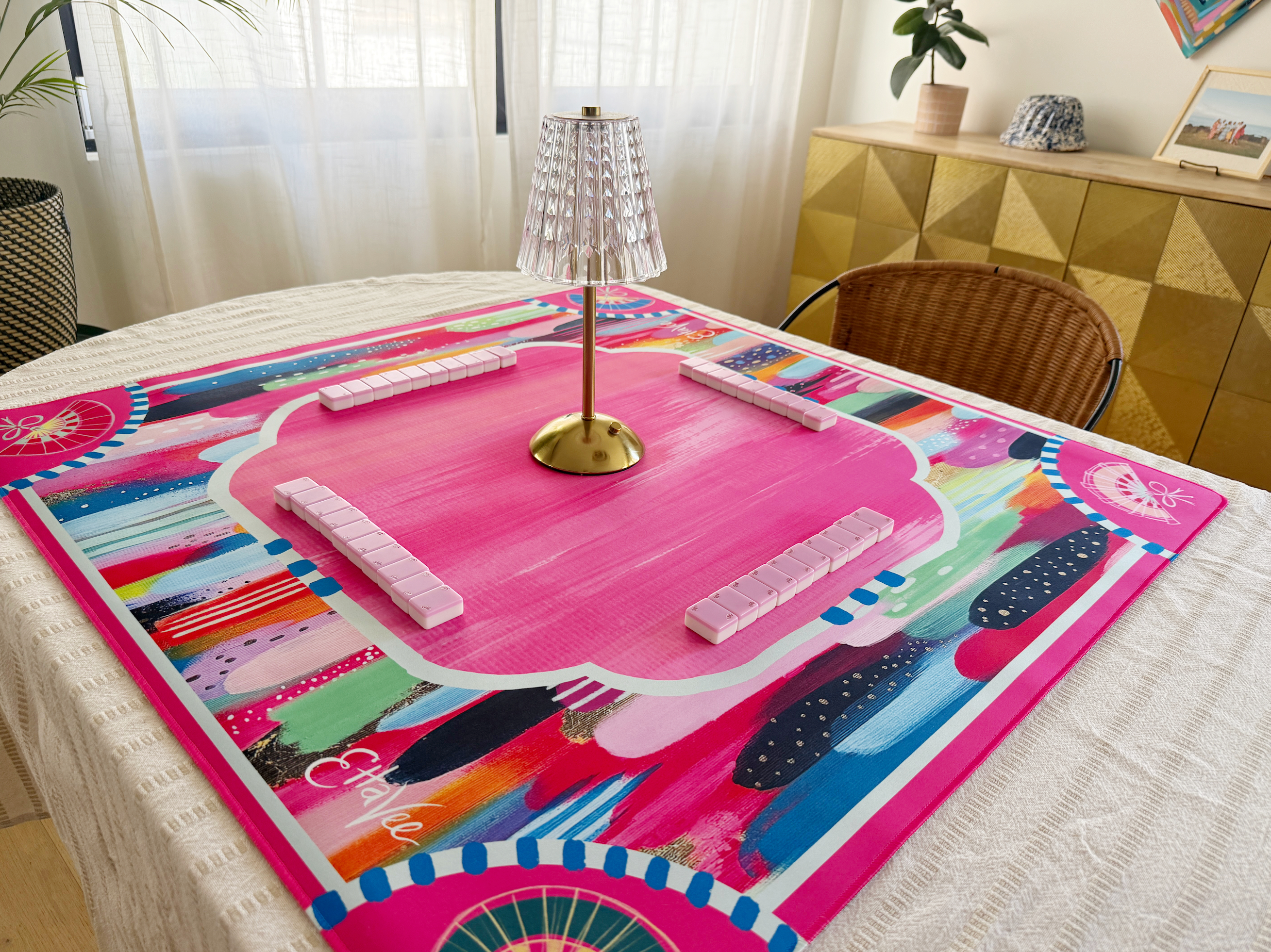 EttaVee "Muse" Double-Sided Mahjong Mat PREORDER