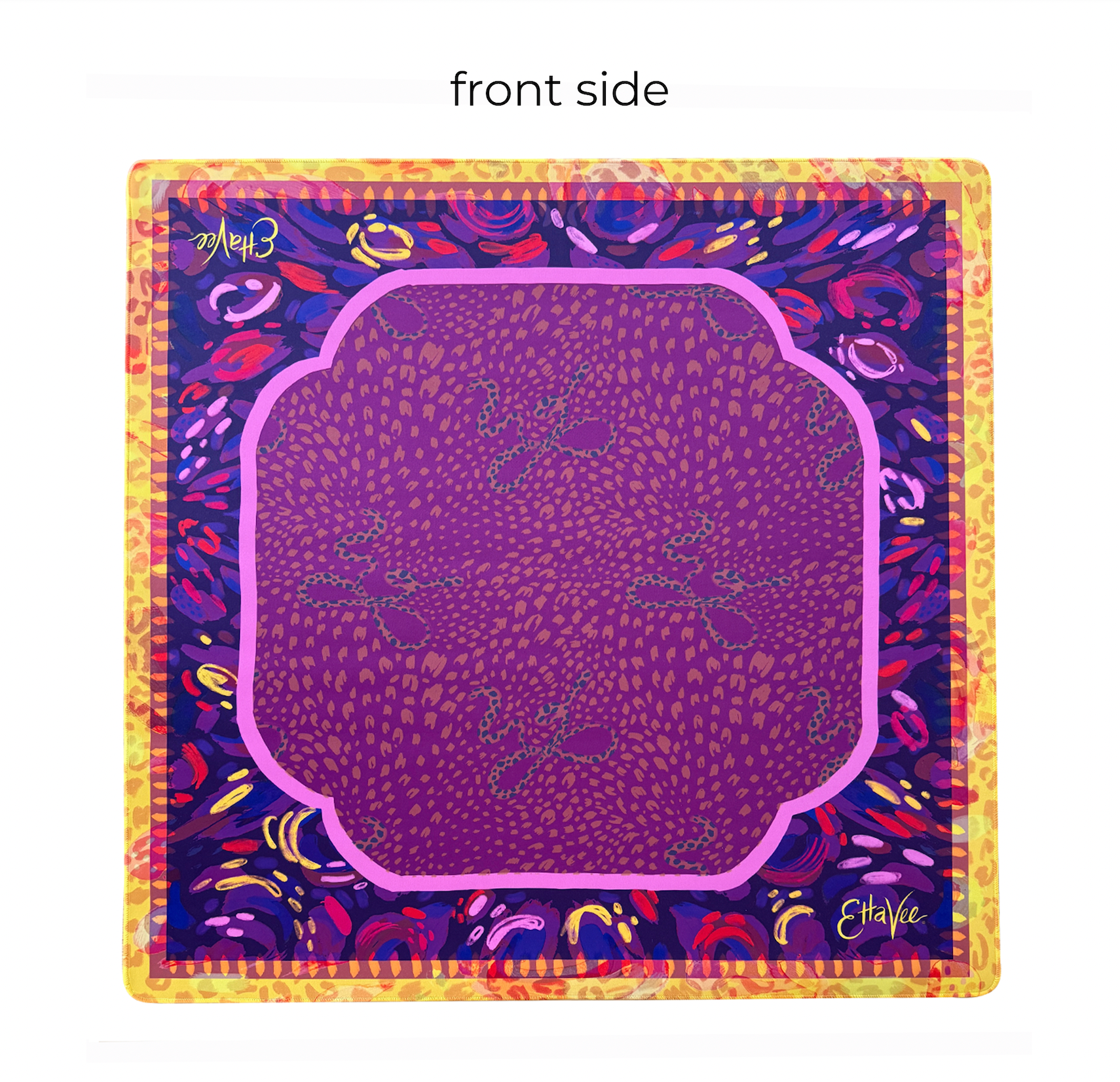 EttaVee "Leo Lady" Double-Sided Mahjong Mat PREORDER