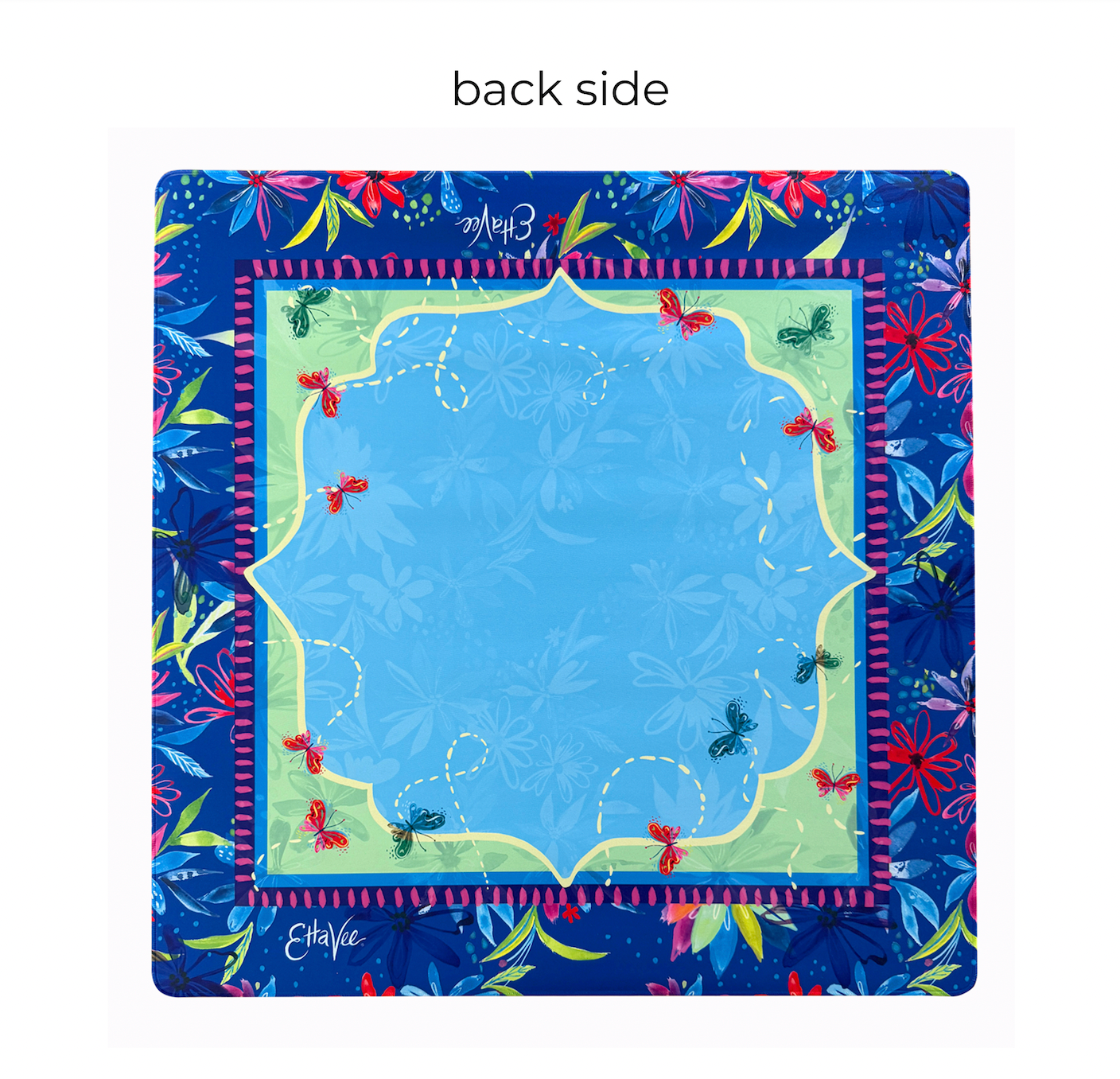 EttaVee "Butterfly" Double-Sided Butterfly Mahjong Mat PREORDER