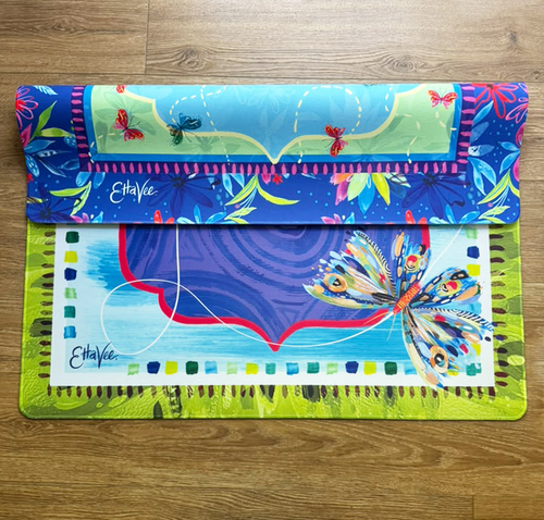 EttaVee "Butterfly" Double-Sided Butterfly Mahjong Mat