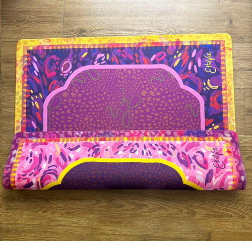 EttaVee "Leo Lady" Double-Sided Mahjong Mat